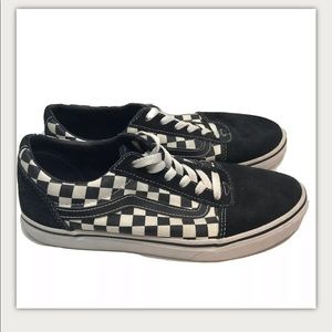 Vans Old Skool Checkerboard Skate Shoes Youth 6